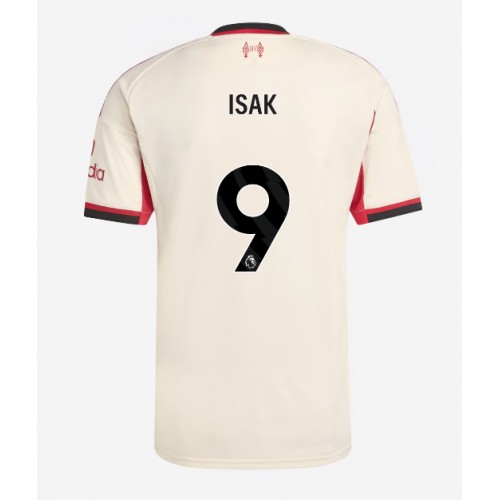Lacne Muži Futbalové dres Liverpool Alexander Isak #9 2025-26 Krátky Rukáv - Preč